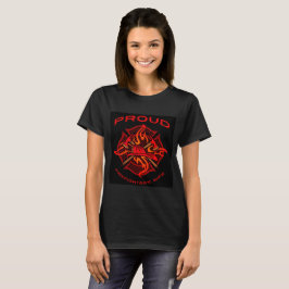 Camiseta Esposa orgullosa de los bomberos