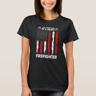 Camiseta Esposa orgullosa de un bombero