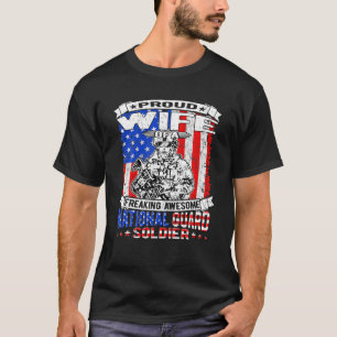 Camiseta Esposa Orgullosa De Un Sp Militar Soldado De La Gu