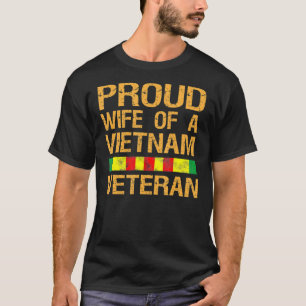 Camiseta  Esposa orgullosa de un veterano vietnamita, día d