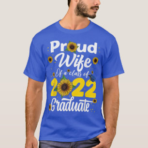Camiseta Esposa Orgullosa De Una Clase De Graduación De 202