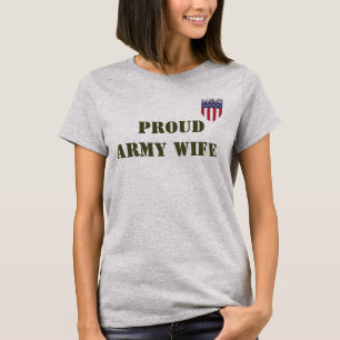 CAMISETA ESPOSA ORGULLOSA DEL EJÉRCITO