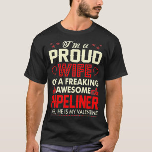 Camiseta Esposa Orgullosa Esposa Desconcertante Pipeliner M
