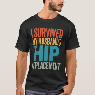 Camiseta Esposa orgullosa Sobreviví a la operación de cader