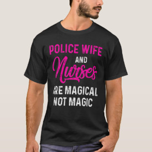 Camiseta Esposa Policial Enfermera Vida Rn Mamá 24