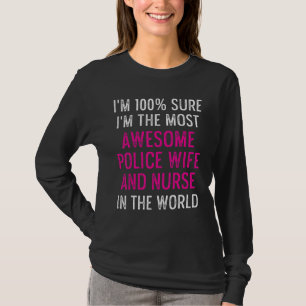 Camiseta Esposa Policial Enfermera Vida Rn Mamá 4