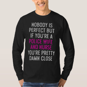 Camiseta Esposa Policial Enfermera Vida Rn Mamá 4