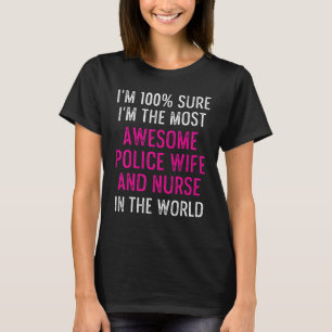 Camiseta Esposa Policial Enfermera Vida Rn Mamá 4