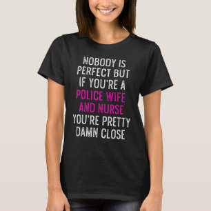 Camiseta Esposa Policial Enfermera Vida Rn Mamá 4