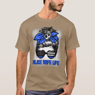 Camiseta Esposa policial Vida desordenada Esposa policial d