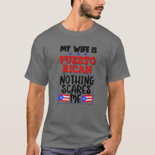 Camiseta Esposa puertorriqueña Divertida Esposa