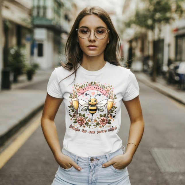 Camiseta Esposa retro de la Fiesta Bachelorette Group Mujer (Subido por el creador)