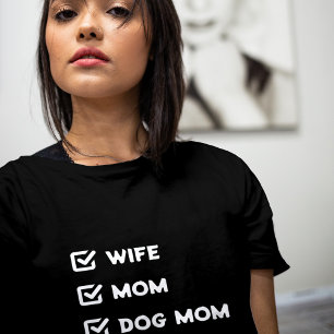 Camiseta Esposa simple de caja de seguridad, mamá, mamá de 
