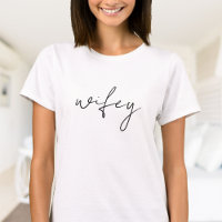 Esposa simple | Guión negro, blanco