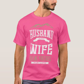 Camiseta Esposa, socio de vida, excursión en Matchi