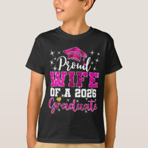 Camiseta Esposa súper orgullosa de la generación de 2026 se