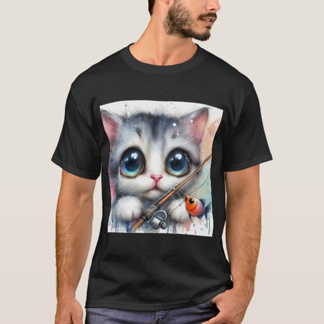 Camiseta Esposa Trofeo de Pesca con Mosca (Anverso)