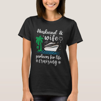 Camiseta Esposa Y Esposa Asociada Para Vacaciones De Cruiza
