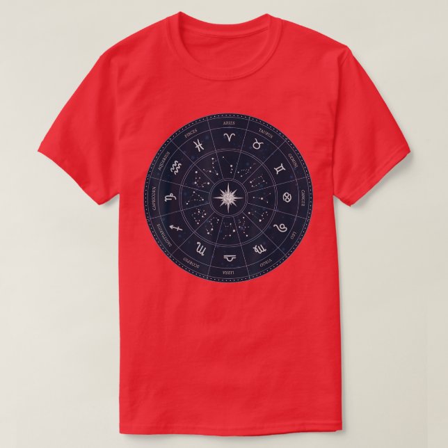Camiseta Esposa Zodiac Esposa Zodiac Horoscopio Astrología  (Diseño del anverso)
