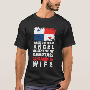 Camiseta Esposas divertidas y descaradas panameñas bandera