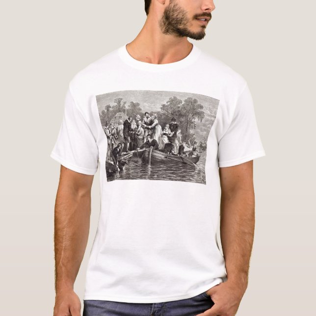 Camiseta Esposas para los colonos en Jamestown (Anverso)