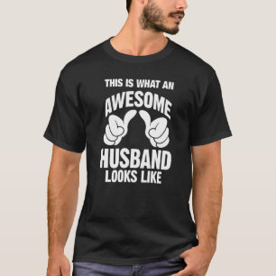Camiseta Esposo alucinante parece gracioso