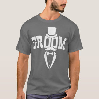 Camiseta Esposo Bigote Sombrero Boda Despedida de Soltero M
