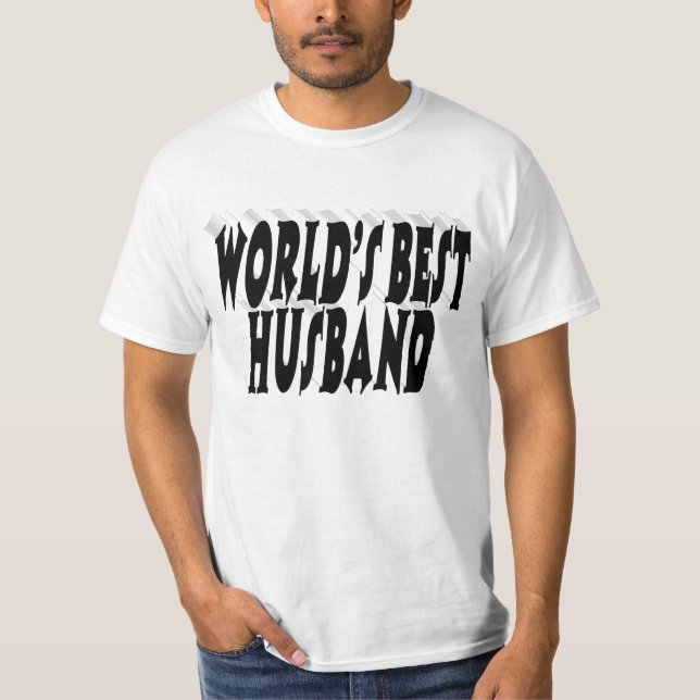 Camiseta Esposo con texto negro (Anverso)