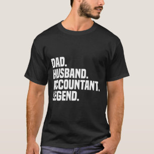 Camiseta Esposo Contador Leyenda Contabilidad Impuesto Cont
