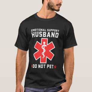 Camiseta Esposo de Apoyo Emocional EMS Estrella de la Vida 