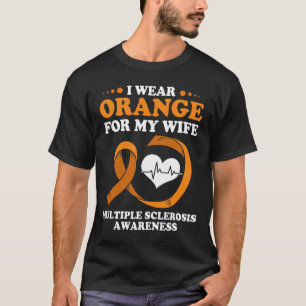 Camiseta Esposo De Conciencia Que Uso Naranja Para Mi Espos