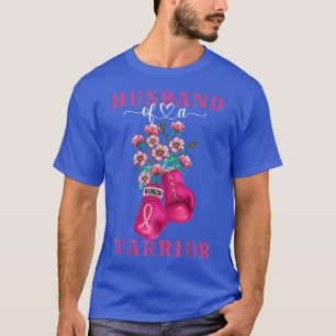 Camiseta Esposo De Un Guerrero De La Cáncer De Mama