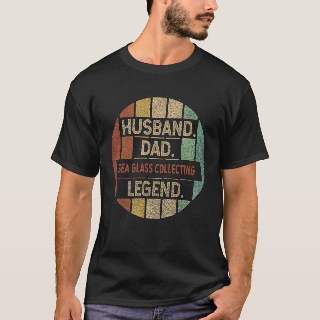 Camiseta Esposo de vidrio del Mar de Papá Colectivo Legend  (Anverso)