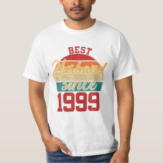 Camiseta Esposo Desde 1999 Pareja Épica 25