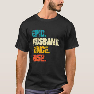 Camiseta Esposo épico desde 1952 70º aniversario Boda