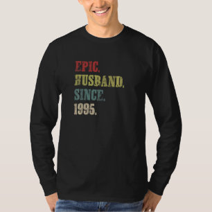 Camiseta Esposo épico desde 1995 27º Aniversario Boda
