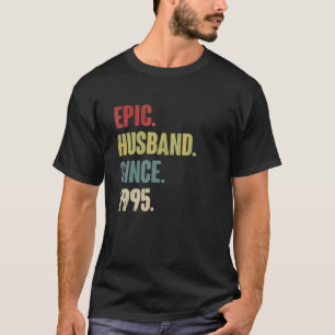 Camiseta Esposo épico desde 1995 27º Aniversario Boda R