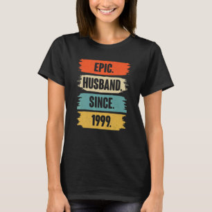 Camiseta Esposo épico desde 1999 Viñeta 23ª Anive Boda