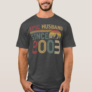 Camiseta Esposo épico desde 2003 19º aniversario Boda G