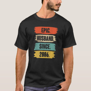 Camiseta Esposo épico desde 2006 Vintage 16th Boda Anive
