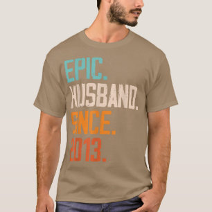 Camiseta Esposo épico desde 2013 Rel de matrimonio familiar