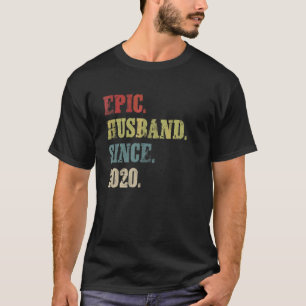 Camiseta Esposo épico desde 2020, segundo aniversario del B