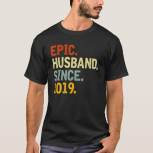 Camiseta Esposo épico desde el tercer aniversario del Boda 