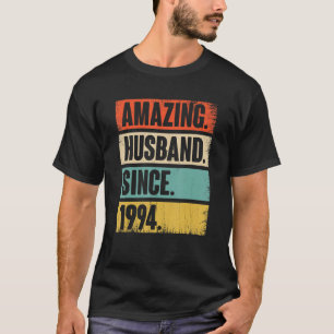 Camiseta Esposo Increíble Desde 1994 28 Aniversario de Boda