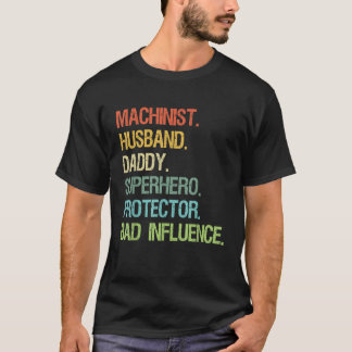 Camiseta Esposo machista Papi Superhéroe Protector DAD