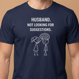 Camiseta Esposo. No Busco Sugerencias.
