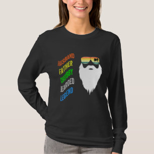 Camiseta Esposo Padre Barbudo Gordo Leyenda
