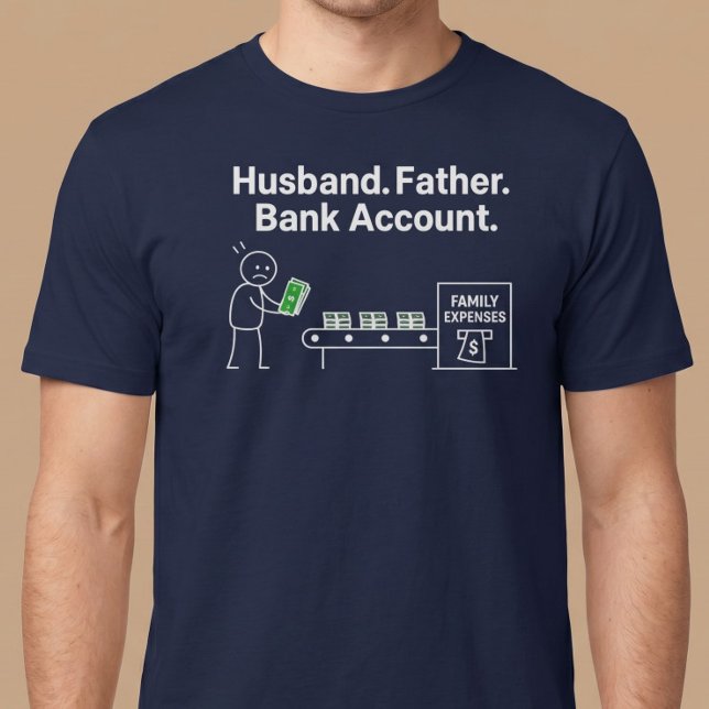 Camiseta Esposo. Padre. Cuenta Bancaria. (Subido por el creador)