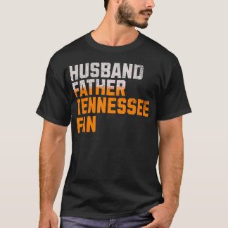 Camiseta Esposo Padre Fanático de Tennessee Día del Padre