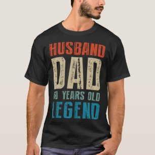 Camiseta Esposo papá 60 años 60 cumpleaños 60